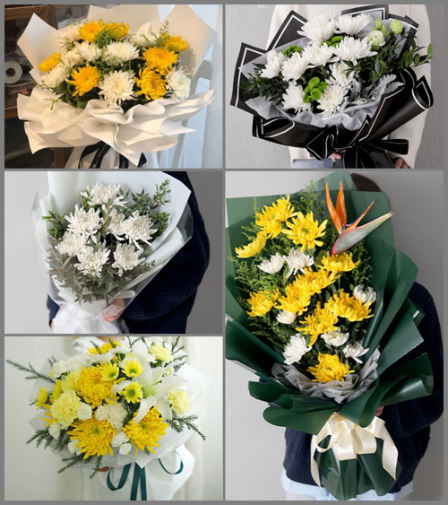 山东济宁曲阜市陵城镇何家村白事花束代送